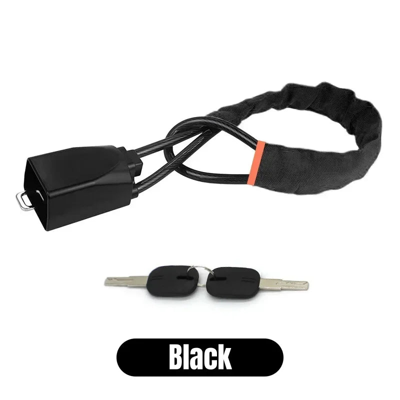 Steering Wheel Lock Seat Belt Universal Anti Theft Car Device Prevention with 3 Keys for Security Fit Most Vehicles Truck SUV Van