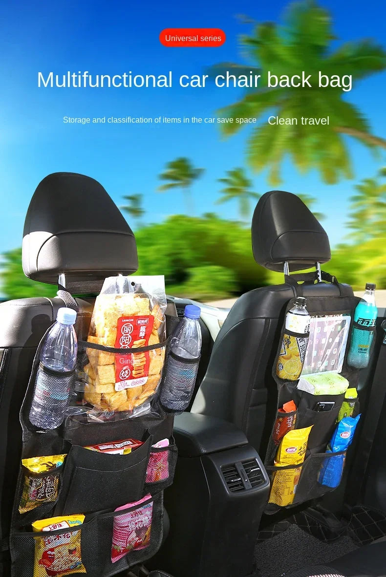 Multi Pocket Car Back Seat Organiser with Tablet Holder