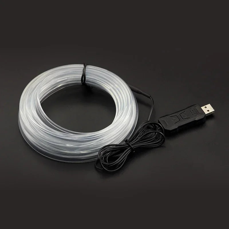 RGB LED strip for car with USB and app control