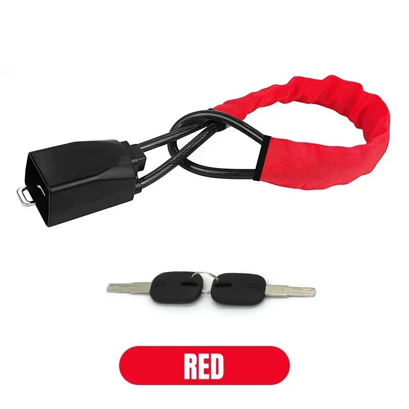 Steering Wheel Lock Seat Belt Universal Anti Theft Car Device Prevention with 3 Keys for Security Fit Most Vehicles Truck SUV Van