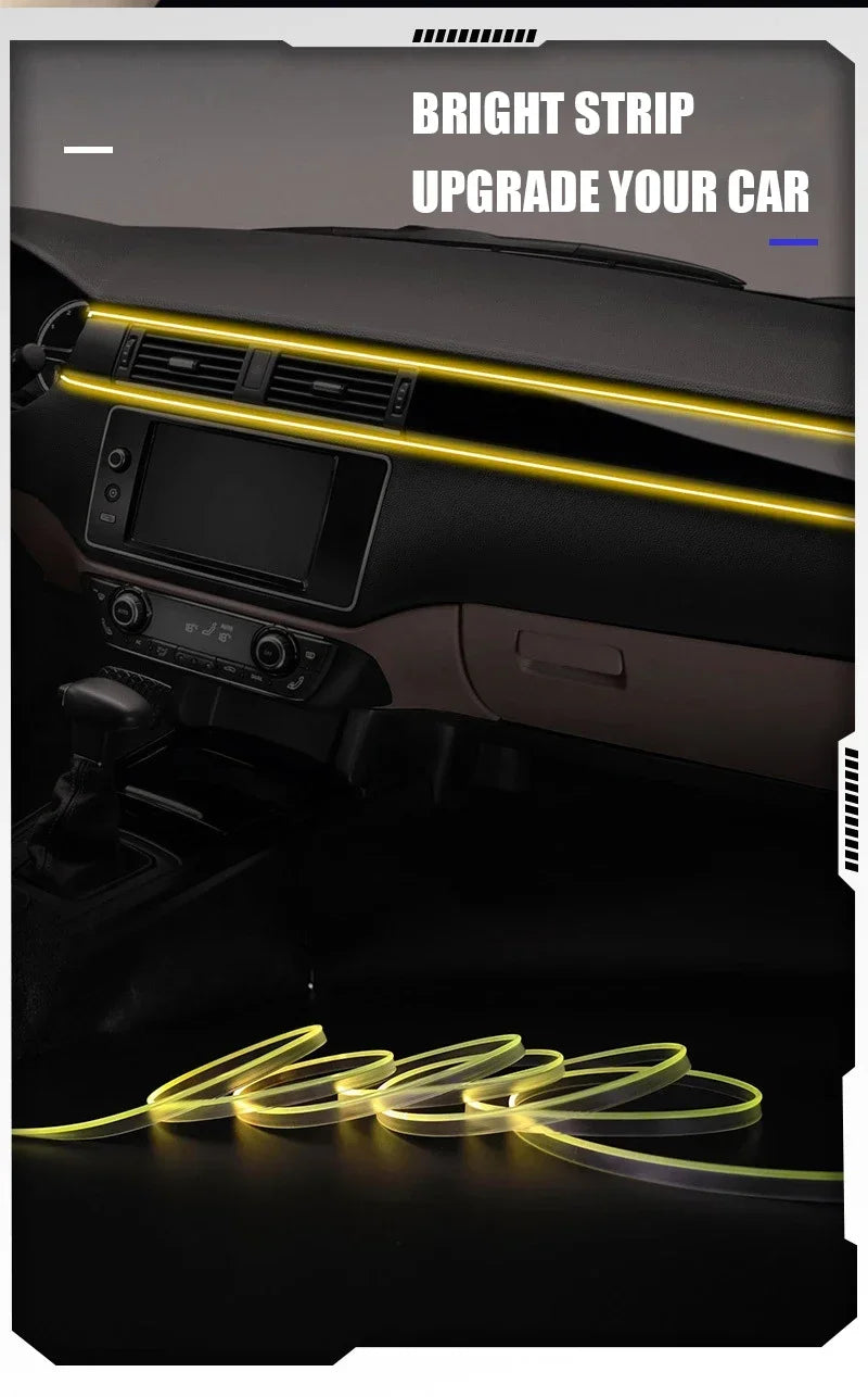 RGB LED strip for car with USB and app control