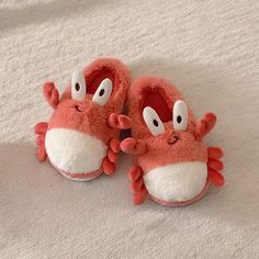 Cute Crab Slipper thick-soled plush cotton